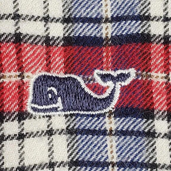 Vineyard Vines Shirt Long Sleeve Slim Red Plaid Button Down Mens Size Large - Picture 4 of 9